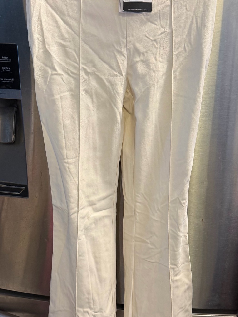 Tailored Cream Flare Pants